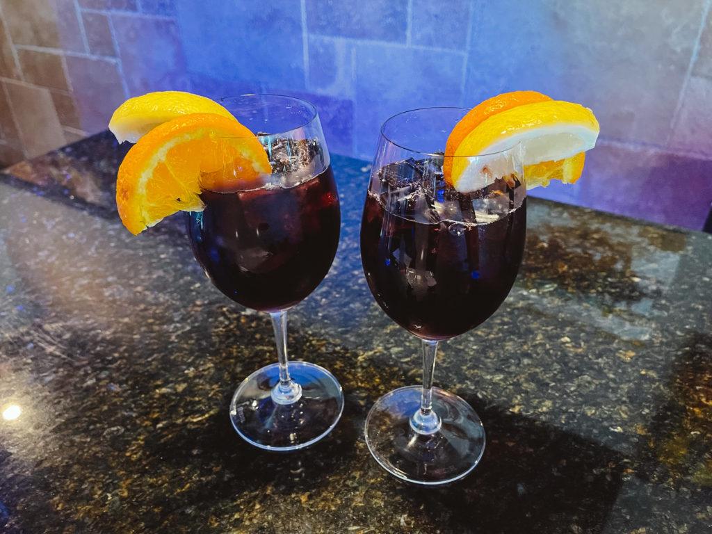 Red sangria from Bohemios Wine & Tapas Bar in Sarasota, Florida