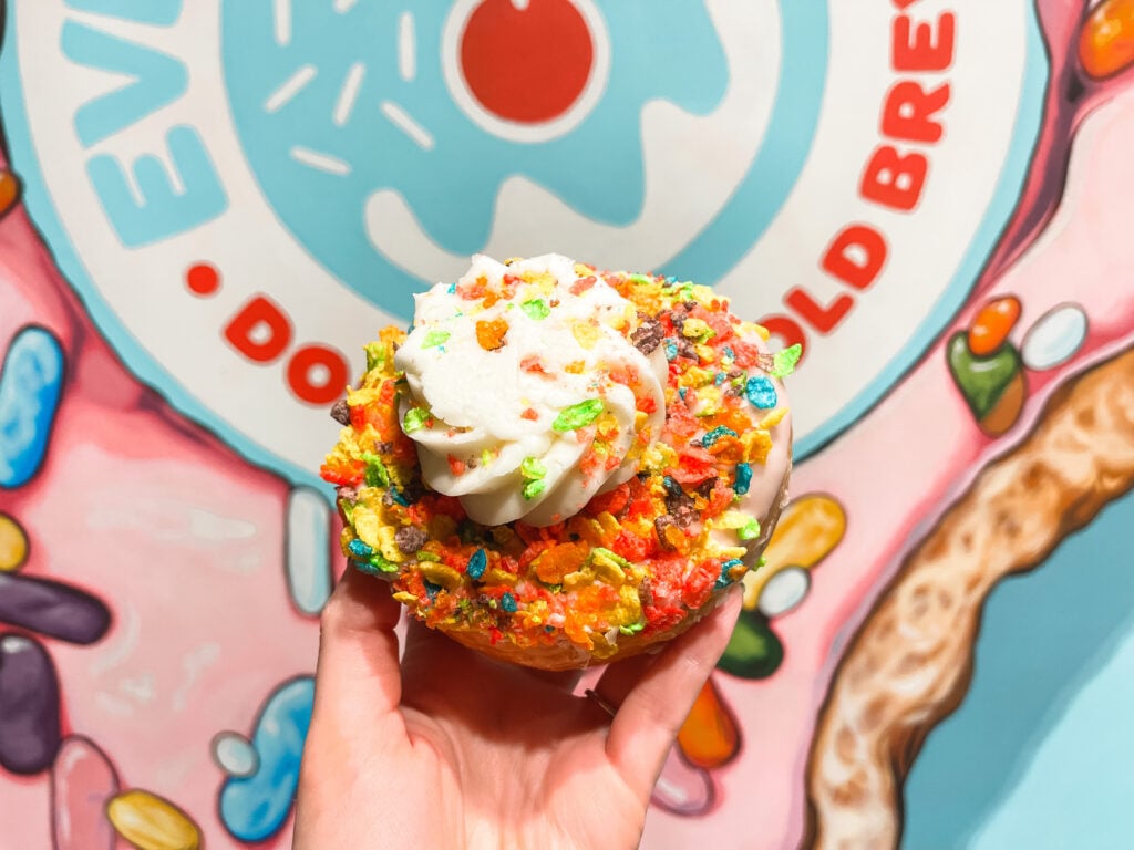 Fruity Pebbles donut from Everglazed Donuts in Orlando