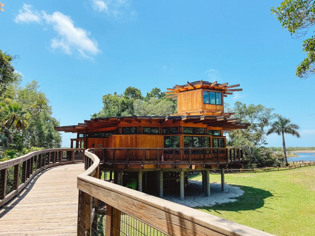 Outside view of the NEST building in Robinson Nature Preserve in Bradenton, Florida