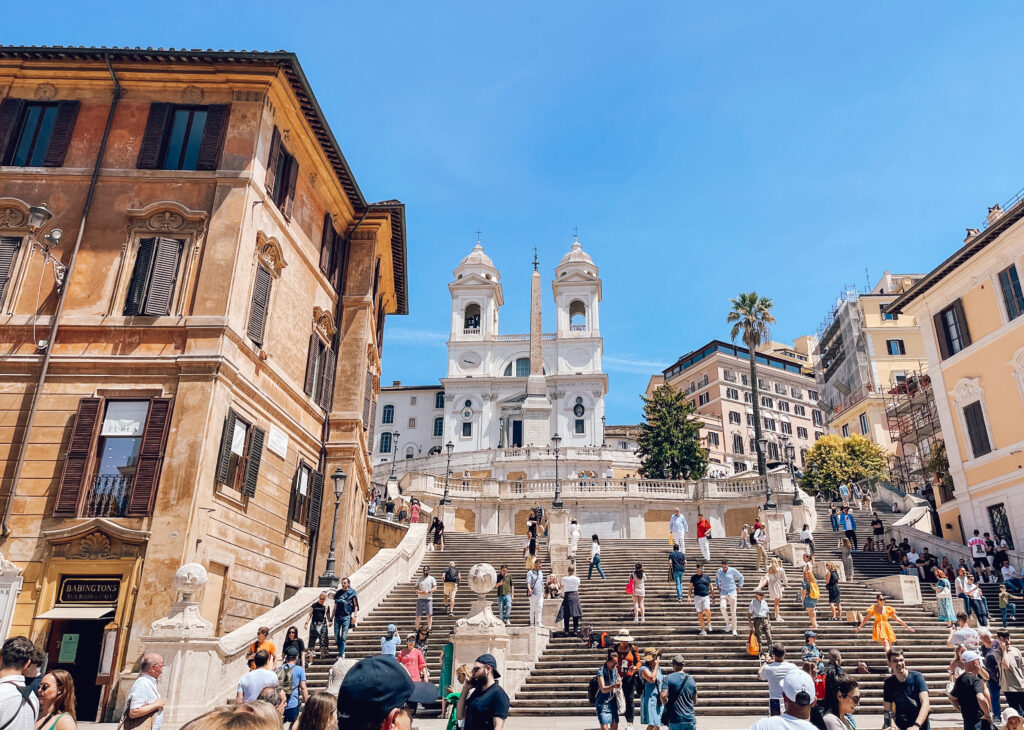 The Spanish Steps in Rome, Italy