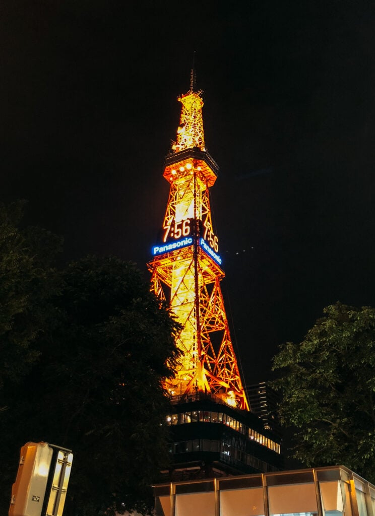 Sapporo TV Tower in Sapporo, Hokkaido, Japan