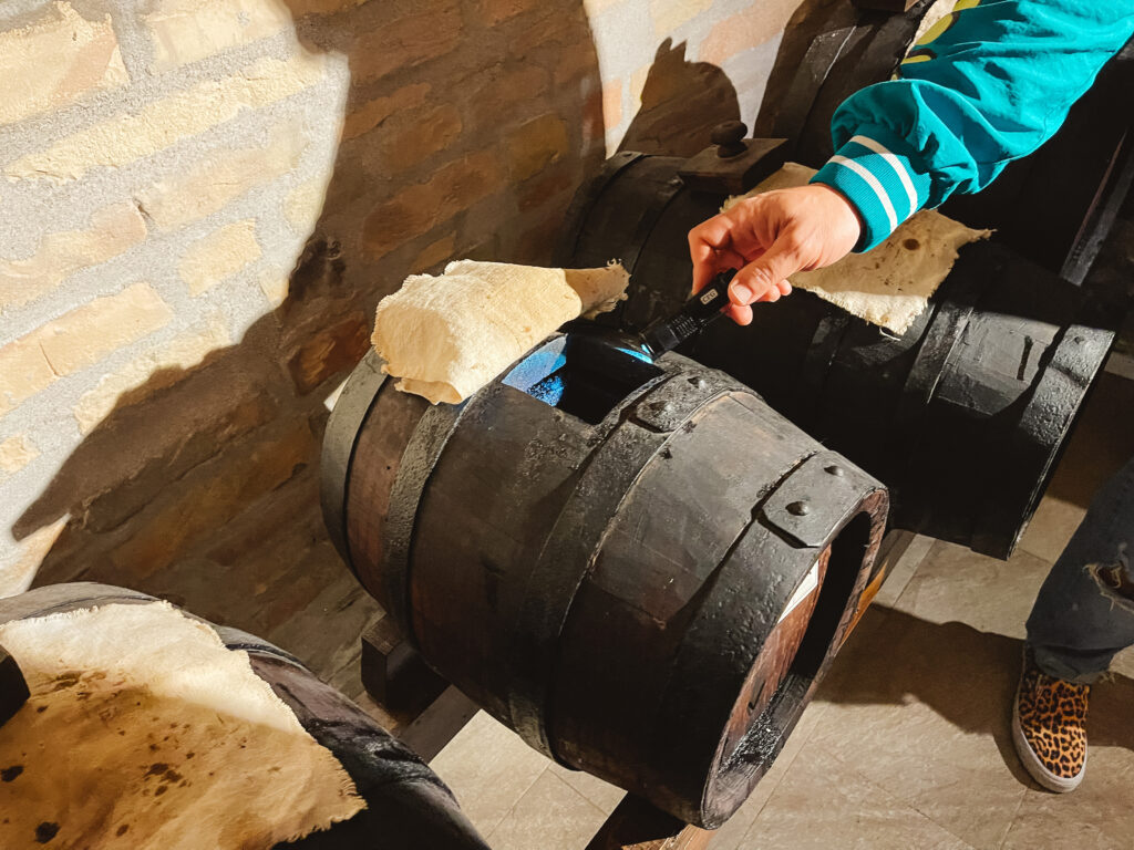The oldest barrel of balsamic at Italian Days Food Tour in Bologna - best bologna food tour