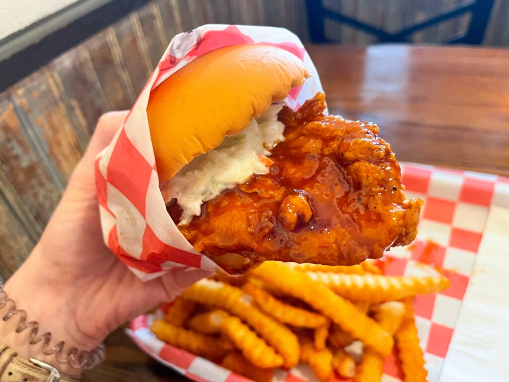 Chicken sandwich from Hot Chikn Kitchn in Sarasota