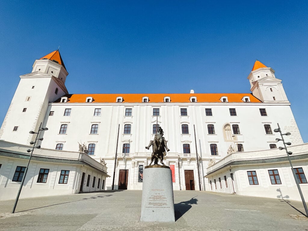 Exterior of Bratislava Castle.