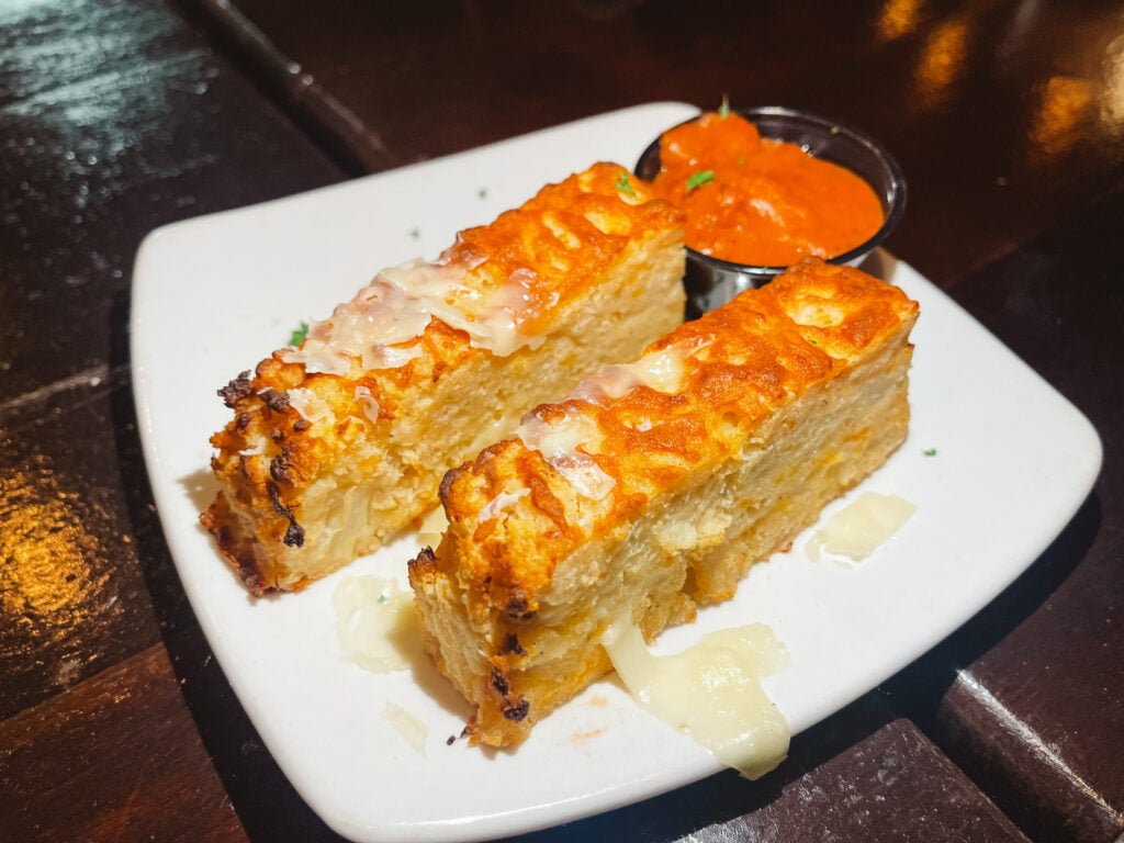 Cauliflower cheese sticks from Patricks in Sarasota, Florida