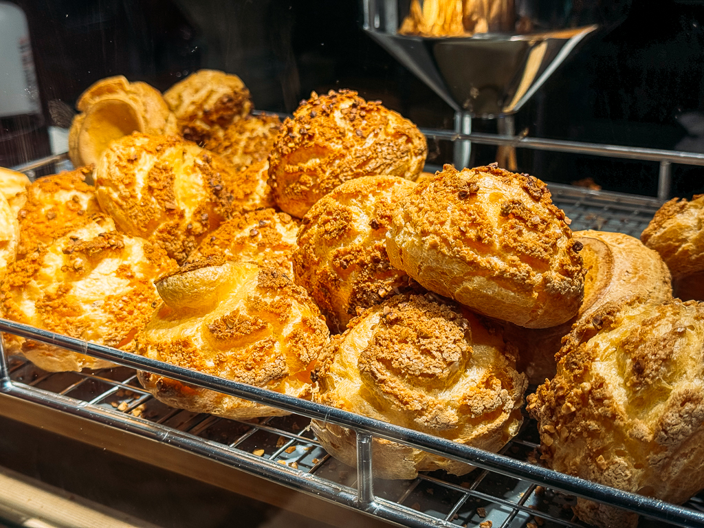 Cream puffs from Pâtisserie Roku in Kurokawa Onsen, Japan