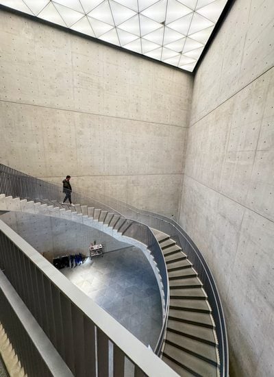 Staircase at the Akita Museum of Art in Japan