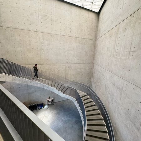 Staircase at the Akita Museum of Art in Japan