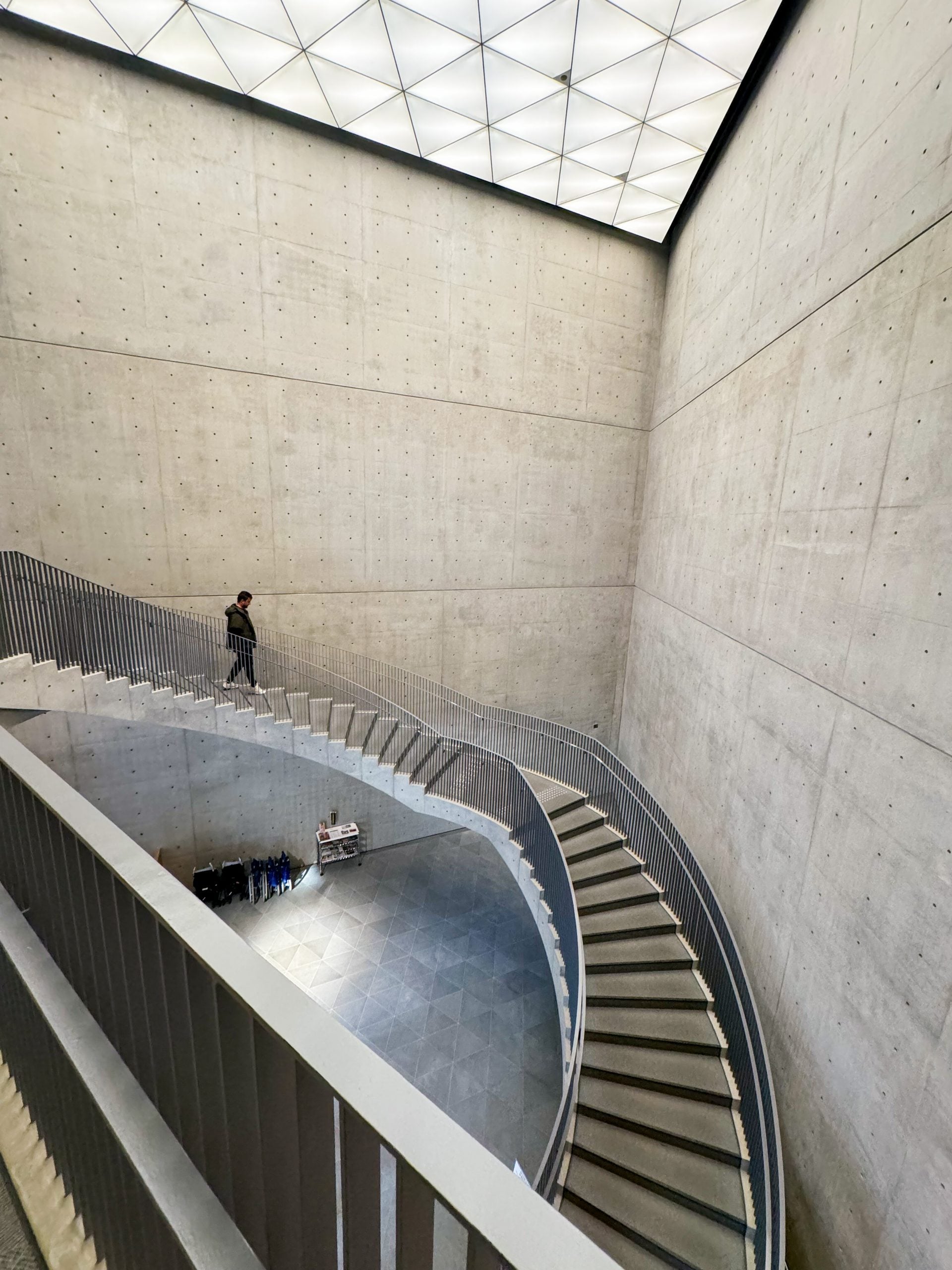 Staircase at the Akita Museum of Art in Japan